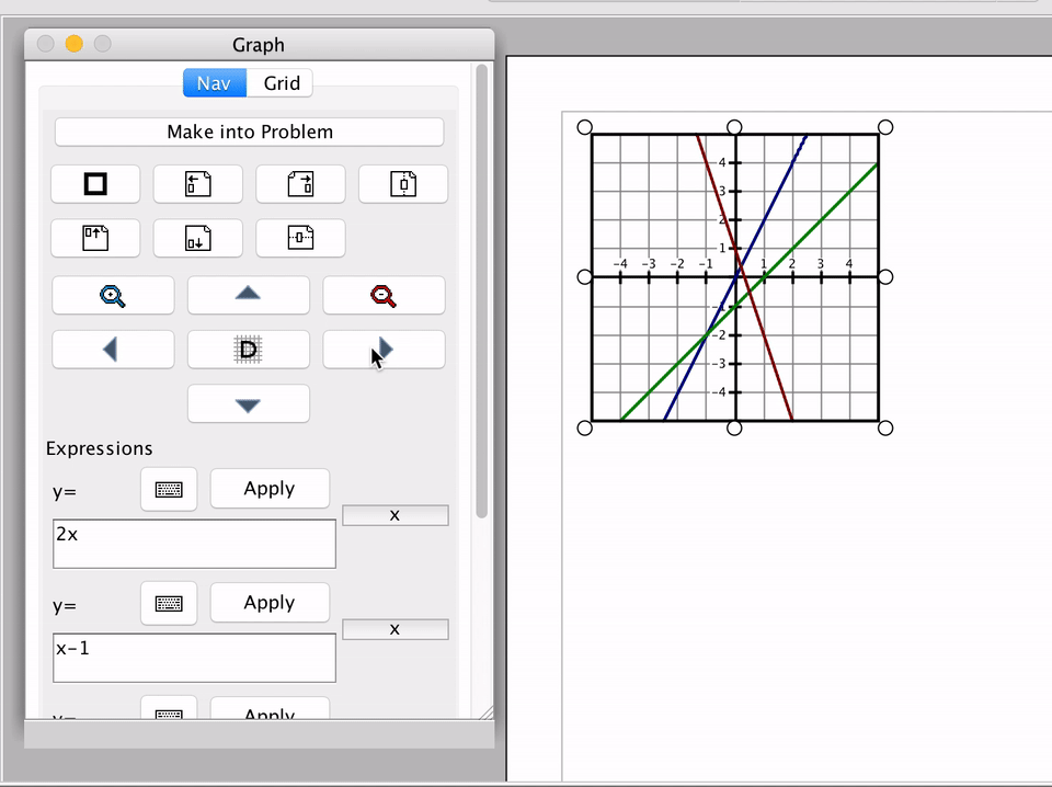 demo graphing lines